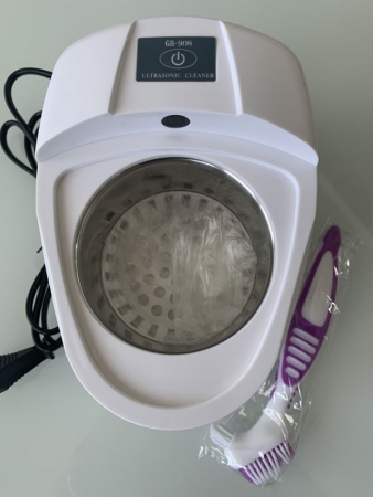 Ultrasonic cleaning set for dentures large