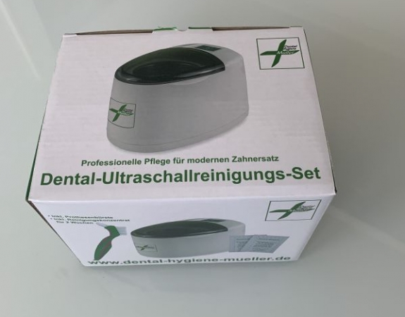 Ultrasonic cleaning set for dentures large