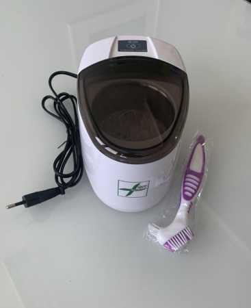 Ultrasonic cleaning set for dentures large